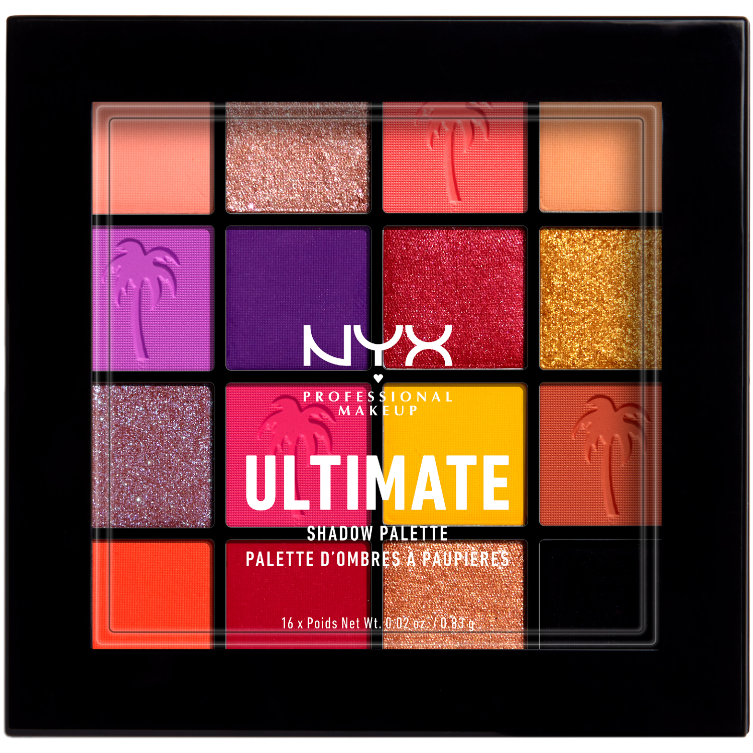 NYX Professional Makeup Ultimate Festival палетка теней для век, 13 г nyx professional makeup палетка теней ultimate shadow palette fest оттенок 13 festival 24 гр