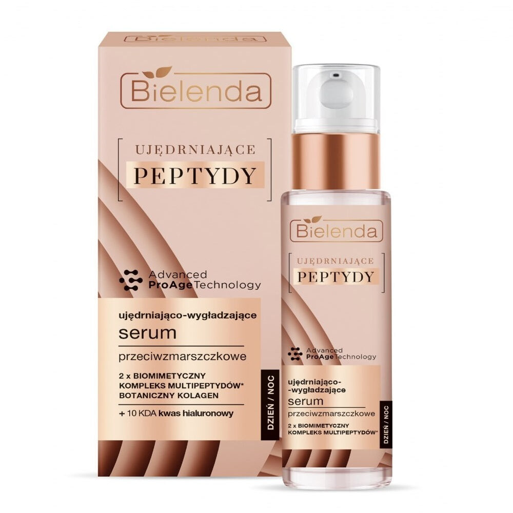 

Bielenda Firming Peptides укрепляющая и разглаживающая сыворотка против морщин для дня и ночи 30мл