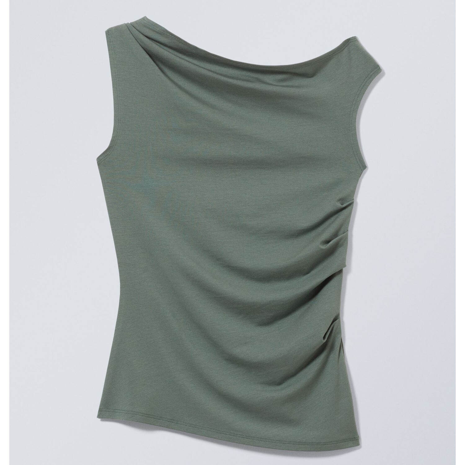 

Топ Weekday Draped Hera, пыльно-серый