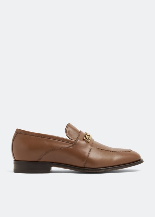 

Лоферы GUCCI Interlocking G loafers, коричневый