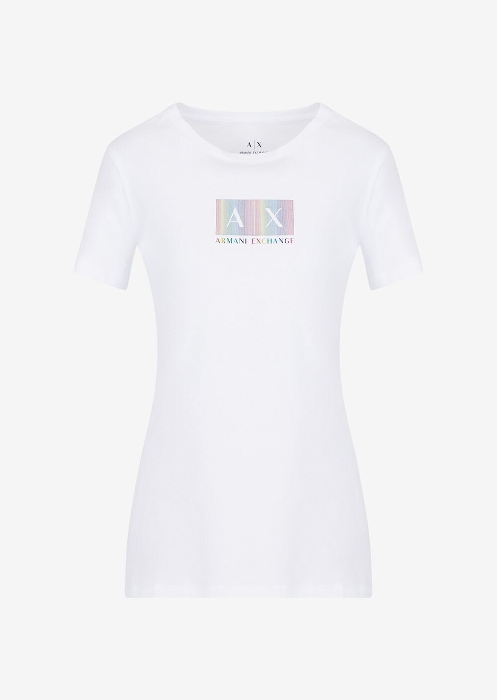 

Футболка стандартного кроя Armani Exchange, белый