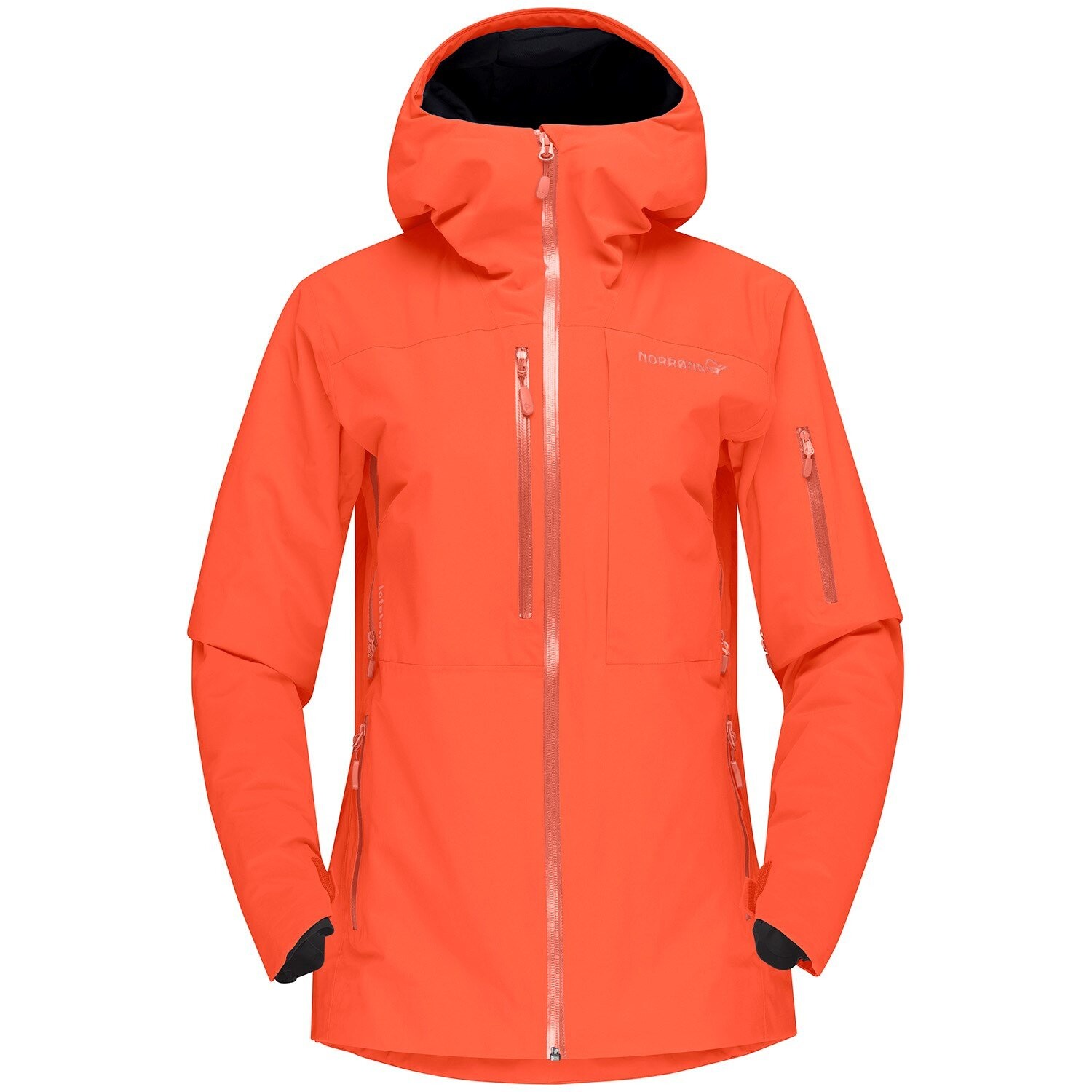 

Куртка Norrona Lofoten Goretex утепленная, оранжевый