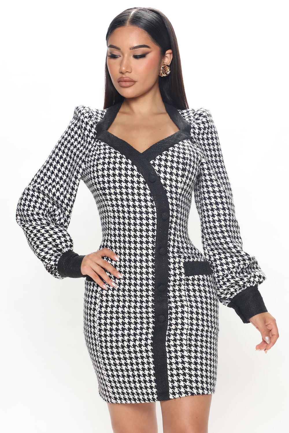 

Мини платье Fashion Nova SD36630222FN, черный