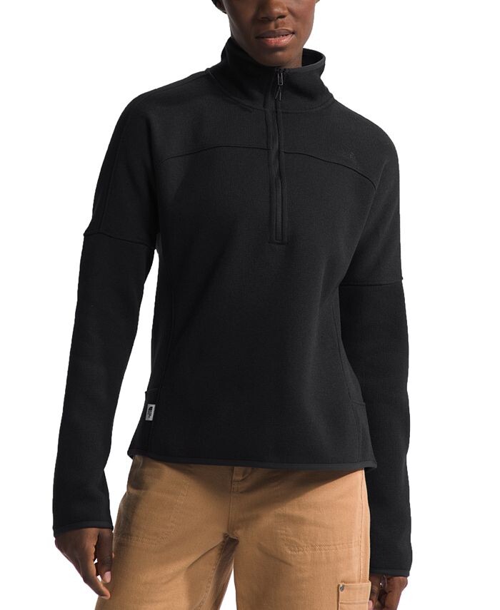 

Женский флисовый топ на молнии спереди Range The North Face, черный
