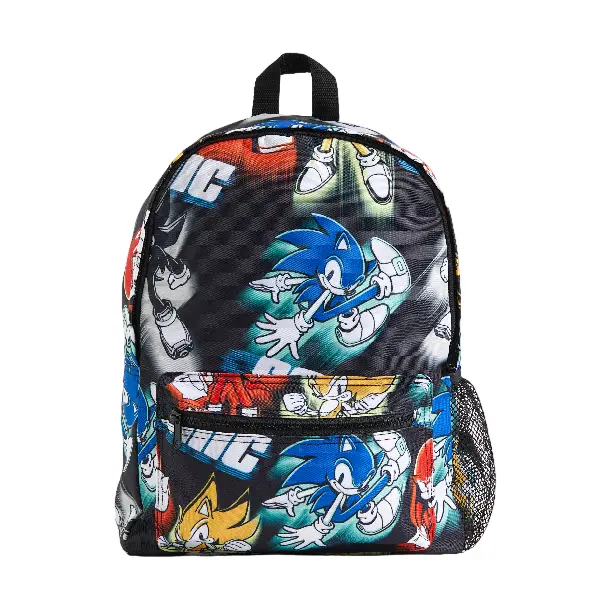 

Рюкзак H&M Kids Patterned Sonic the Hedgehog, черный