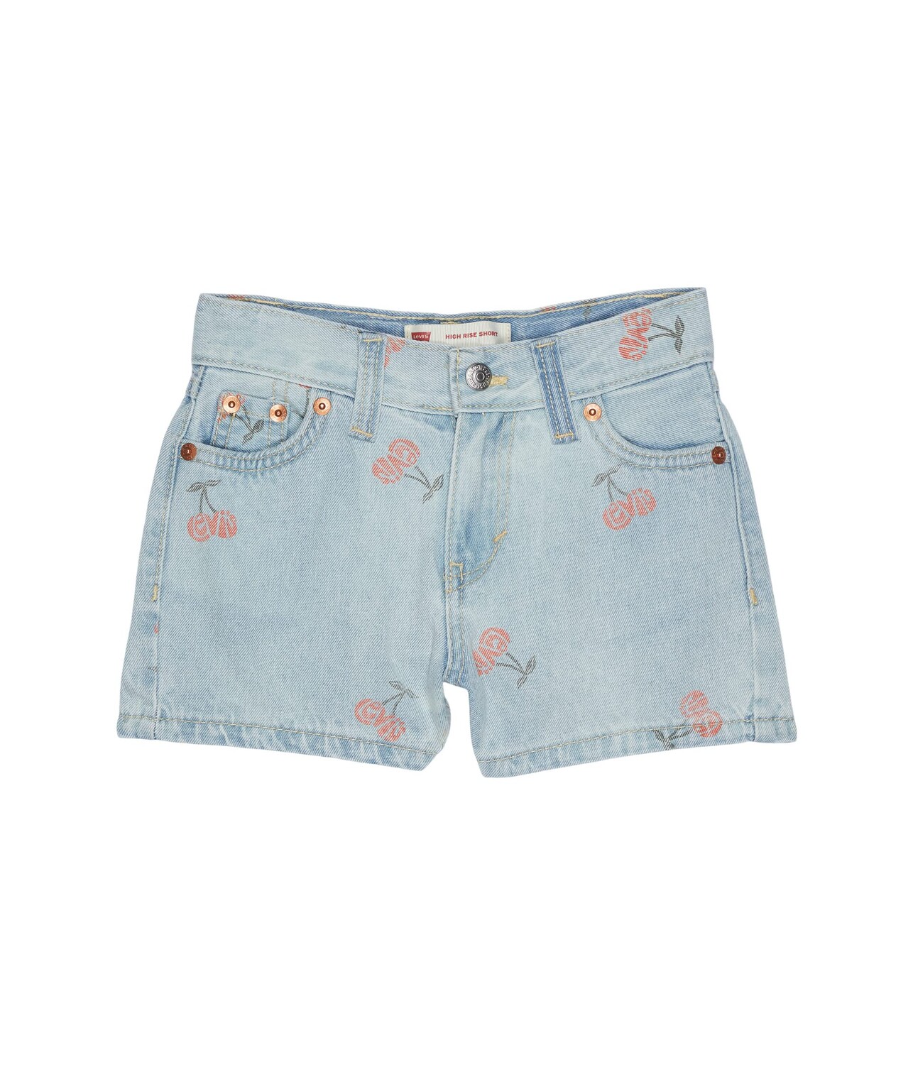 Шорты Levi's Kids, High-Rise Denim Shorty Shorts