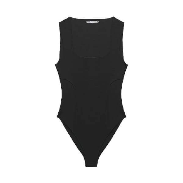 

Боди Zara Stretch Knit, черный