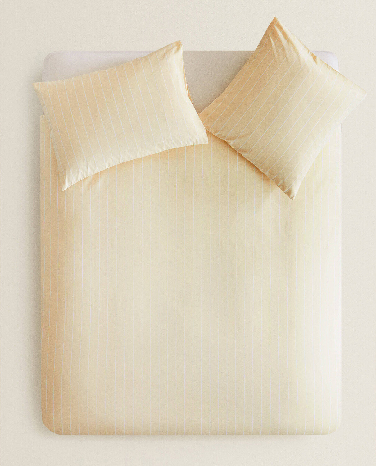 

Пододеяльник Zara Home Striped, бежевый