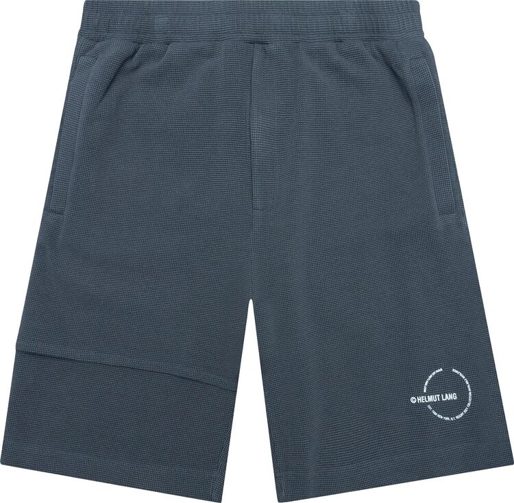 

Шорты Helmut Lang Waffle Shorts 'Wave', синий