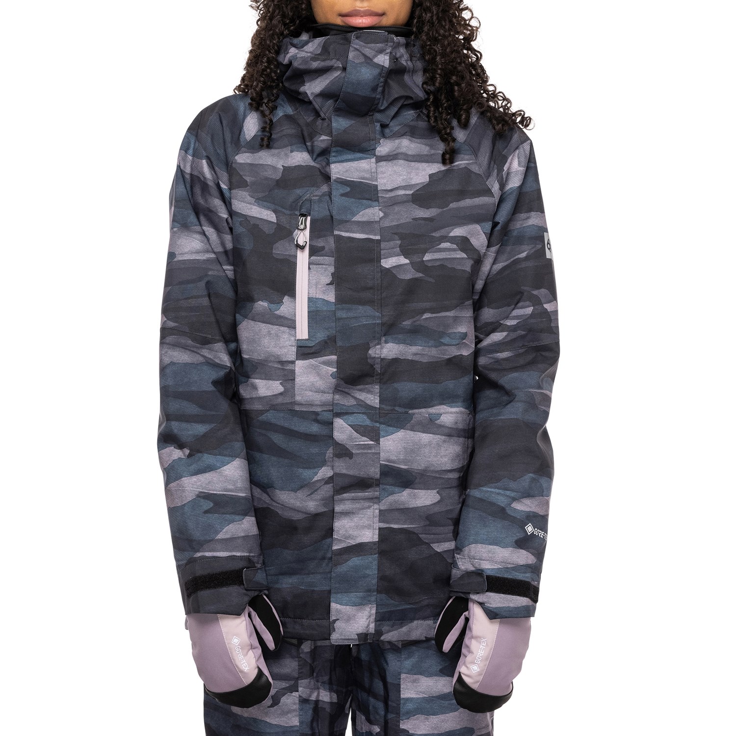 Куртка 686 Goretex Willow утепленная, черный / серый