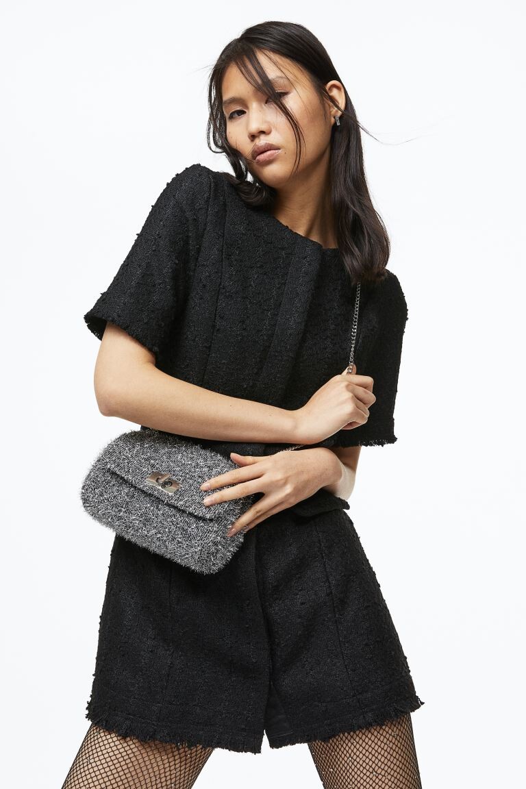 

Платье из пряжи букле H&M, черный