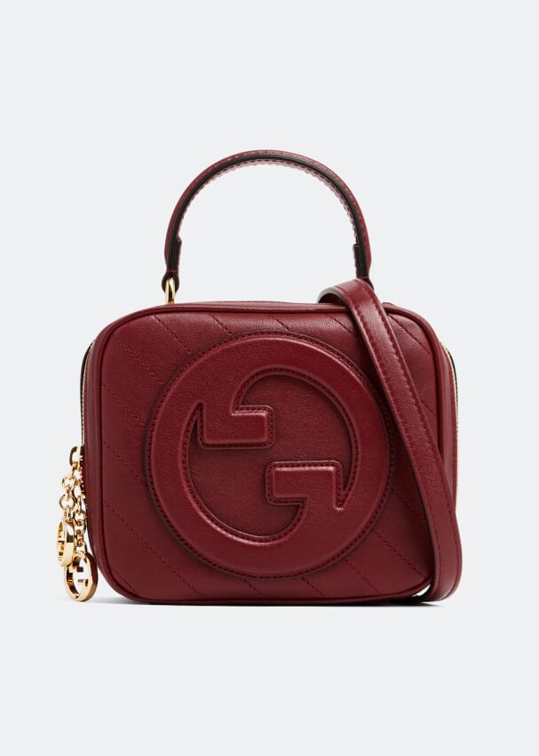 

Сумка GUCCI Blondie top handle bag, красный