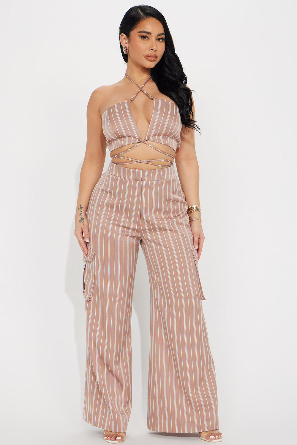 

Брюки Fashion Nova ZT46110FNS, мокко, Коричневый