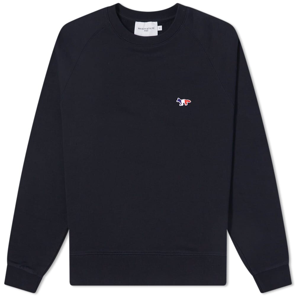 

Толстовка Maison Kitsuné Tricolor Fox Patch Crew Sweat
