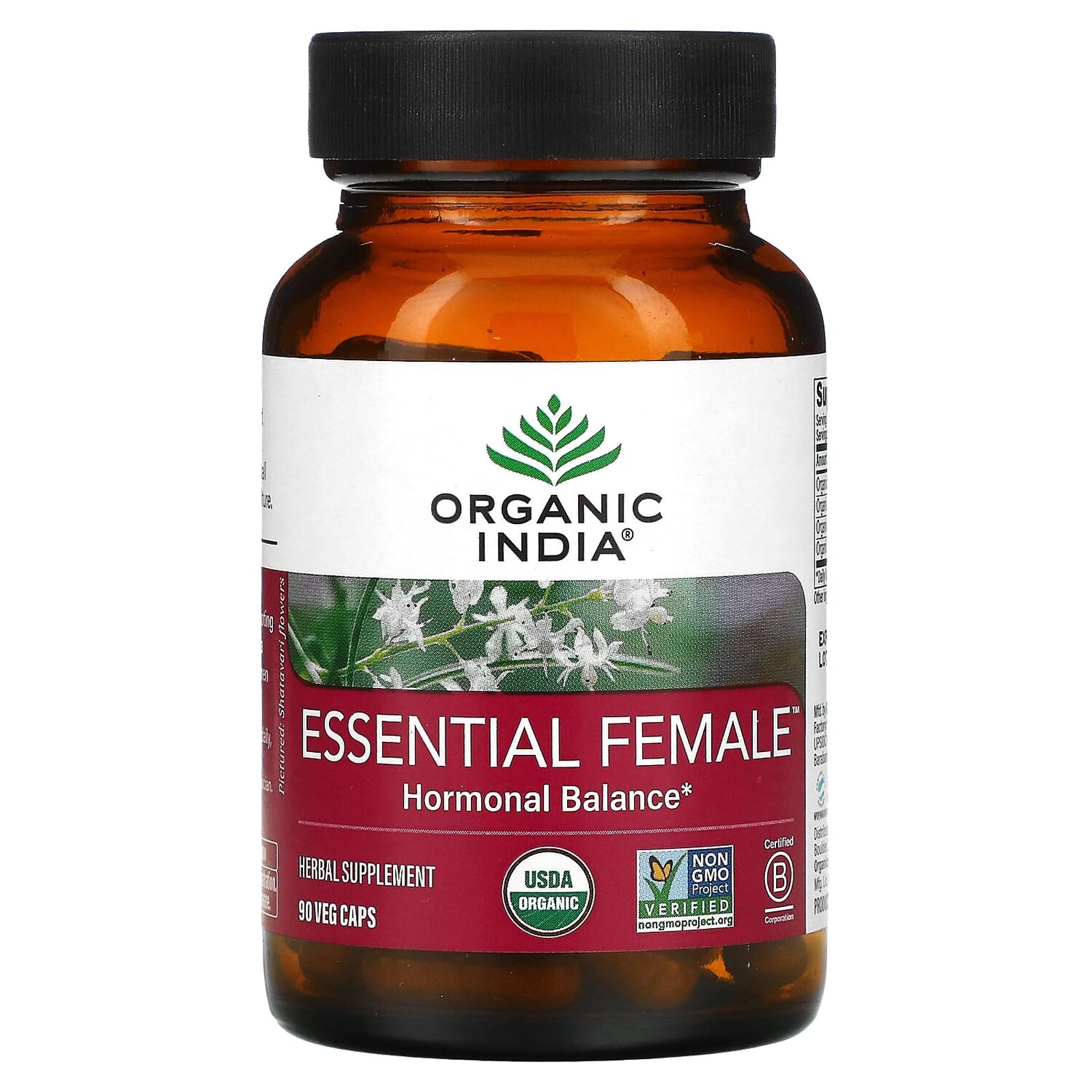 

Гормональный Баланс Organic India для женщин, 90 растительных капсул