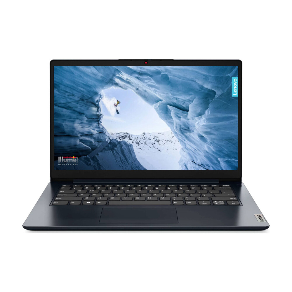 Ноутбук Lenovo IdeaPad 1 14IAU7, 14, 8 ГБ/512 ГБ, i7-1255U, Iris Xe, синий, английская клавиатура ноутбук hp probook 450 g9 6s7e5ea 15 6 8 гб 512 гб i7 1255u iris xe серебристый английская клавиатура