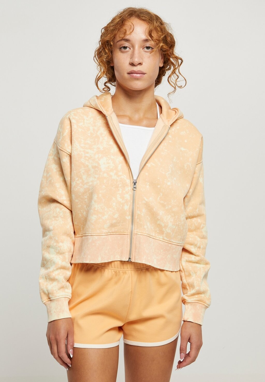 

Толстовка на молнии Urban Classics, оранжевый