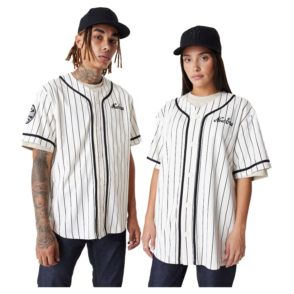 

Футболка с коротким рукавом New Era Pinstripe Jersey, бежевый