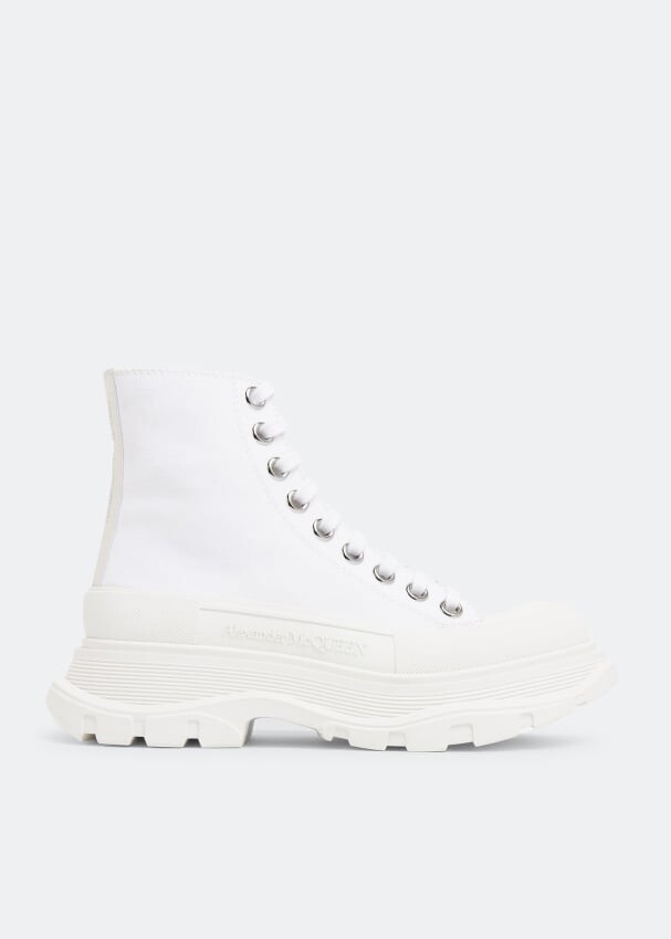 

Ботинки ALEXANDER MCQUEEN Tread Slick boots, белый