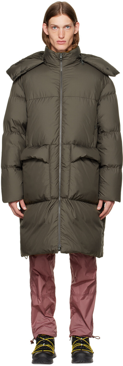 

2 Moncler 1952 Серый длинный пуховик Canvey Moncler Genius