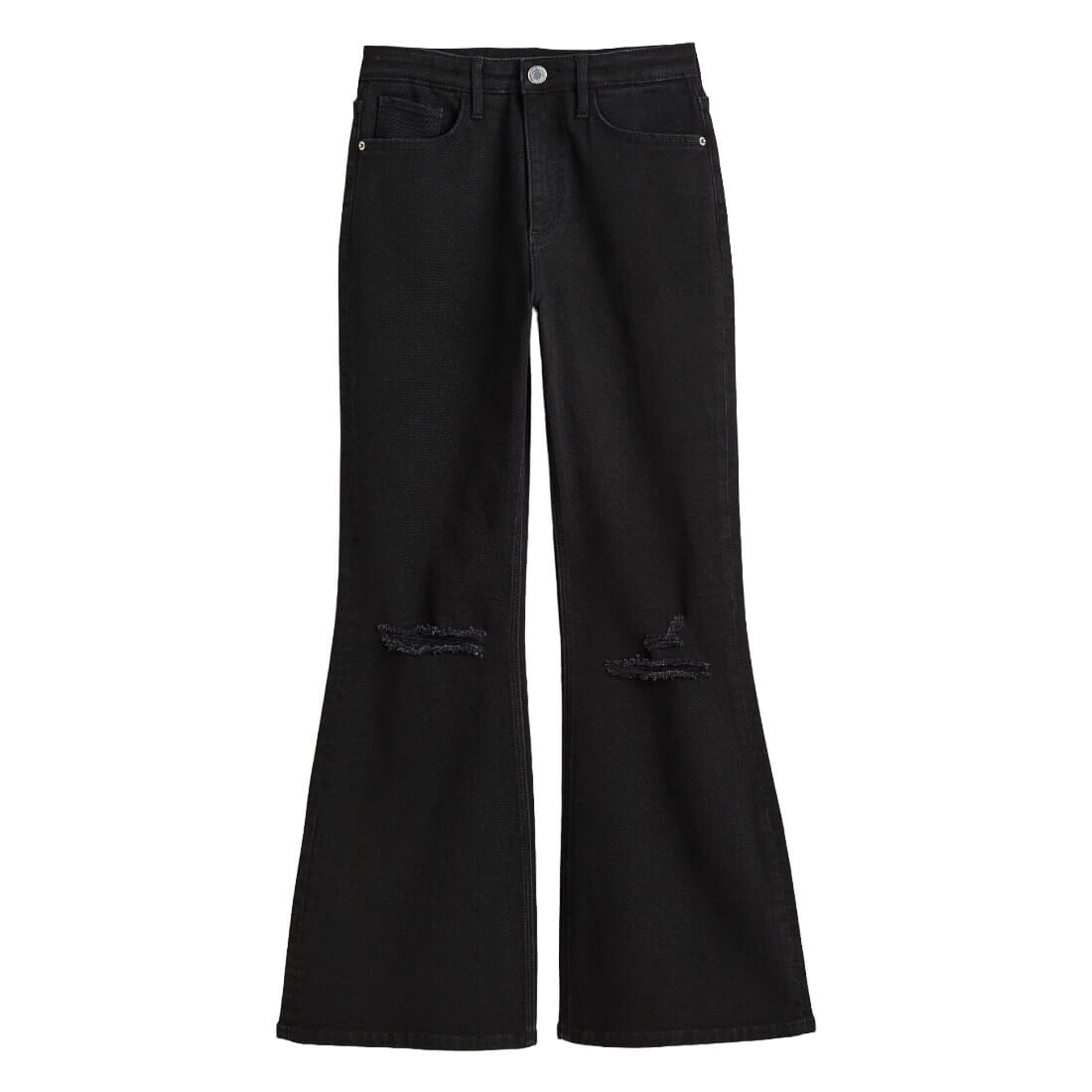 

Джинсы H&M Comfort Stretch Flare Fit High, черный