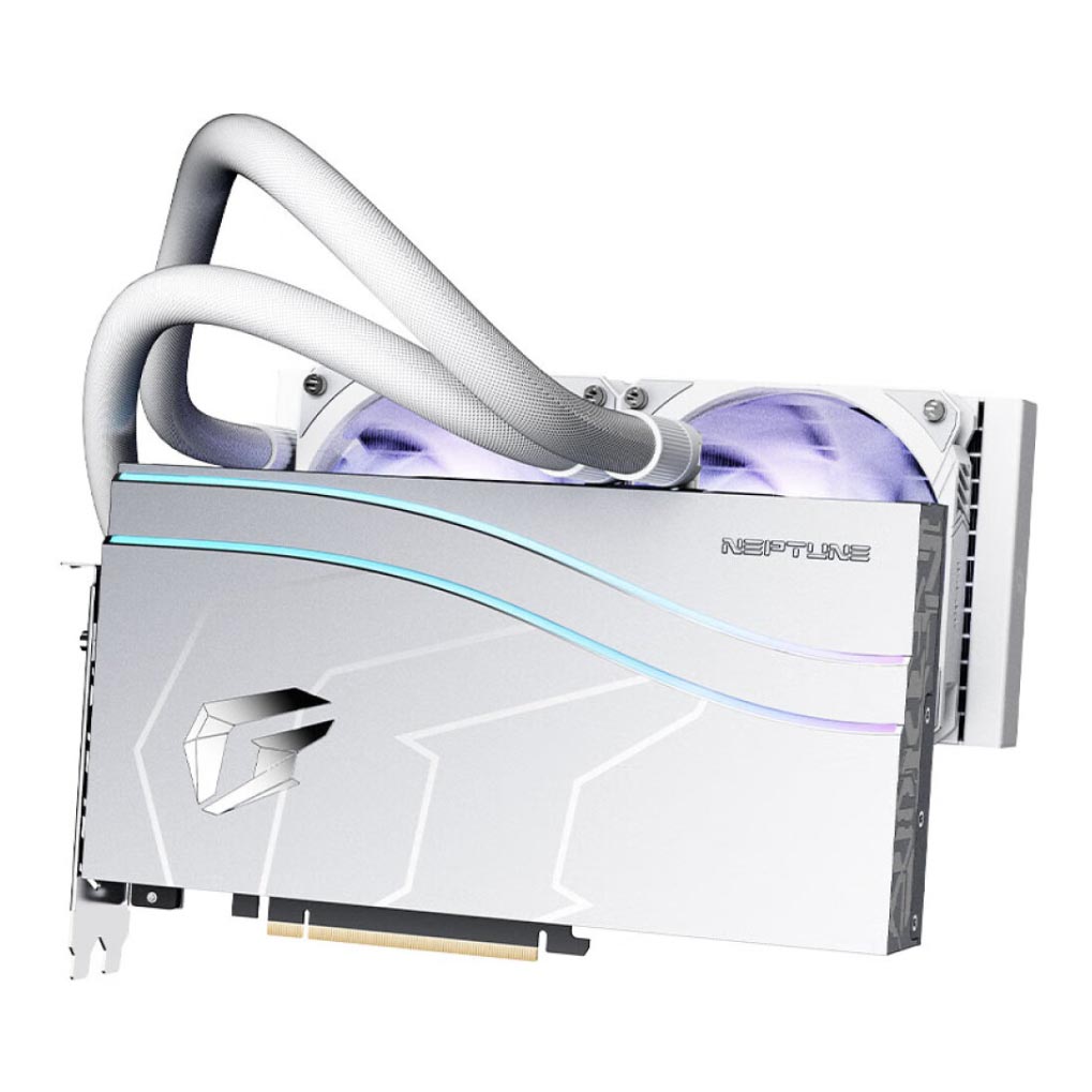 Видеокарта Colorful iGame GeForce RTX 4070 Ti Neptune OC, 12 Гб видеокарта colorful igame geforce rtx 4070 ultra w oc v2 v 12гб белый