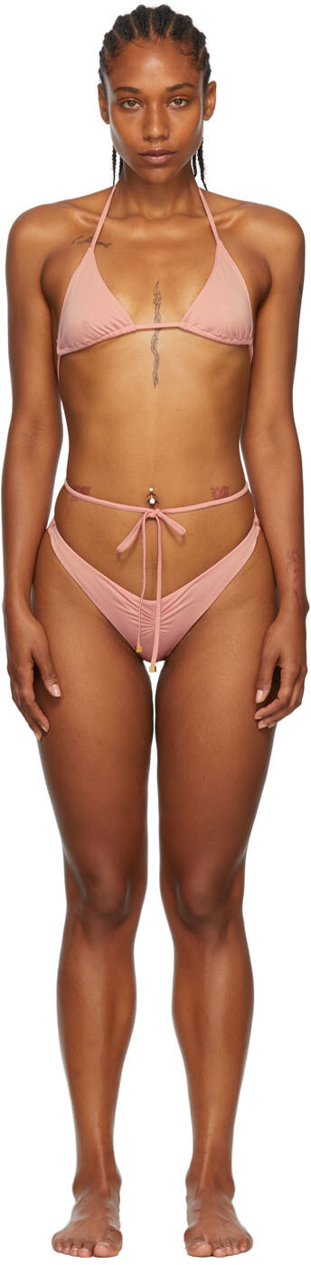 

Эксклюзивное розовое бикини SSENSE Blumarine, Розовый