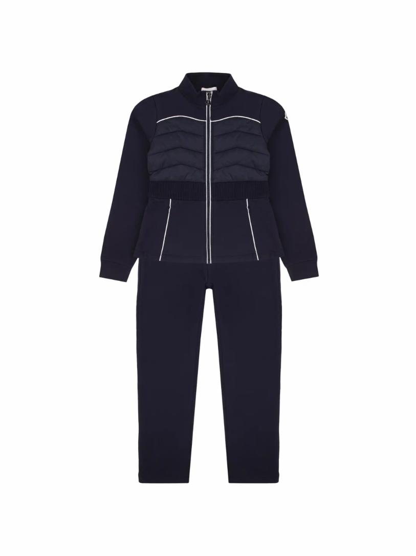 Спортивный костюм Moncler комплект одежды leo детский брюки и кофта спортивный стиль подарочная упаковка карманы пояс на резинке манжеты размер 92 голубой