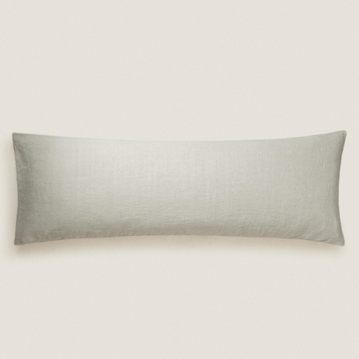 

Чехол для подушки Zara Home Washed Linen, 140х50 см, серый