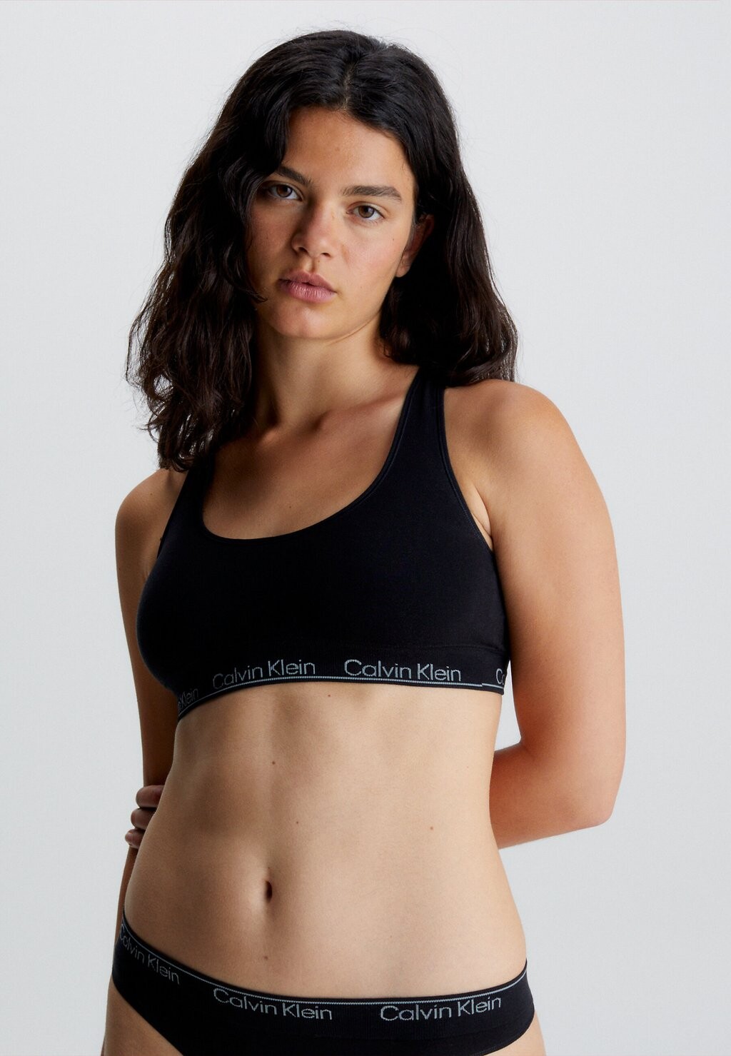 

Верх бикини Calvin Klein Underwear Бюстгальтер RACERBACK, черный