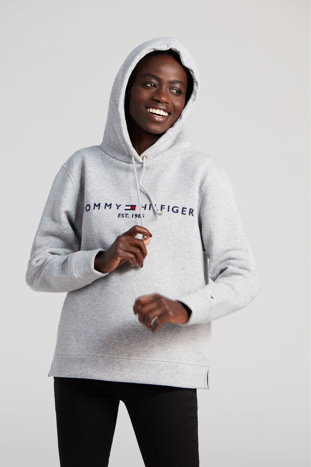 

Толстовка Heritage белого цвета с логотипом Tommy Hilfiger, серый, Белый
