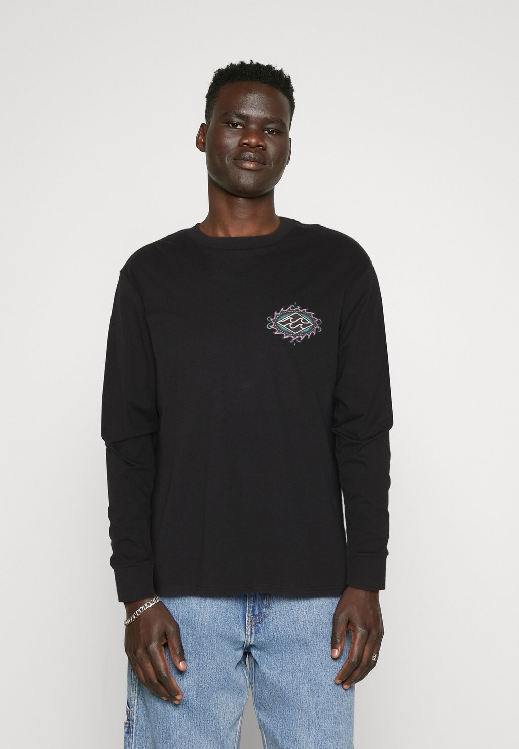 

Футболка с длинным рукавом Crayon Wave Billabong, черный