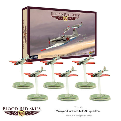 

Фигурки Mikoyan-Gurevich Mig-3 Squadron Warlord Games