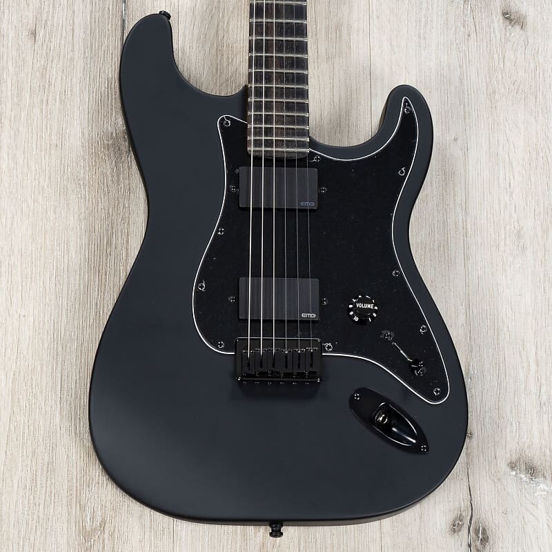 

Электрогитара Fender Jim Root Stratocaster Guitar, EMG Pickups, Ebony Fingerboard, Flat Black