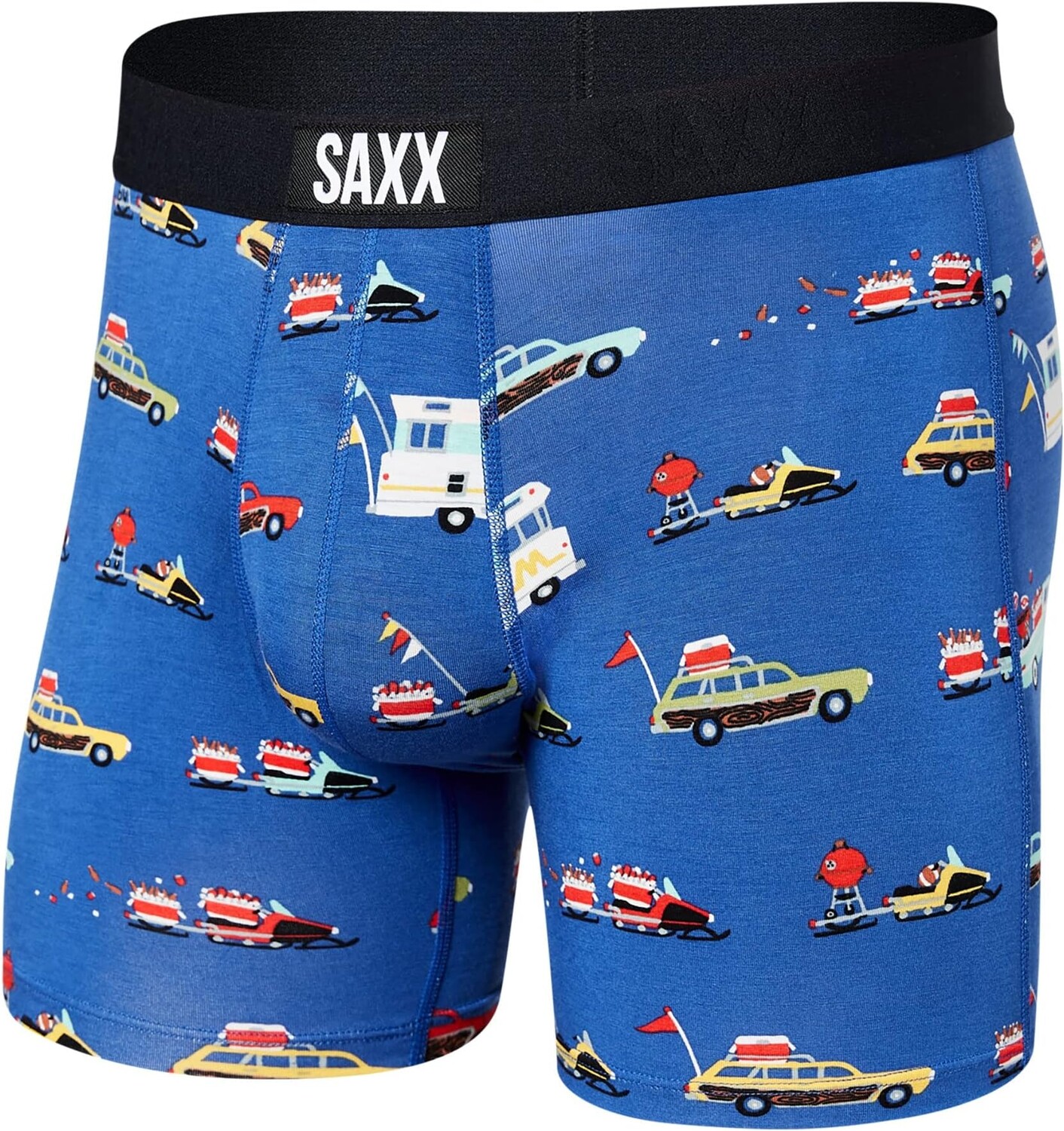 

Трусы-боксеры Vibe Super Soft Boxer SAXX UNDERWEAR, цвет Tailgate/Blue
