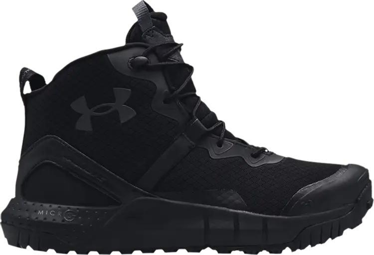 

Ботинки Under Armour Micro G Valsetz Mid 2E Wide Black Jet Grey, черный
