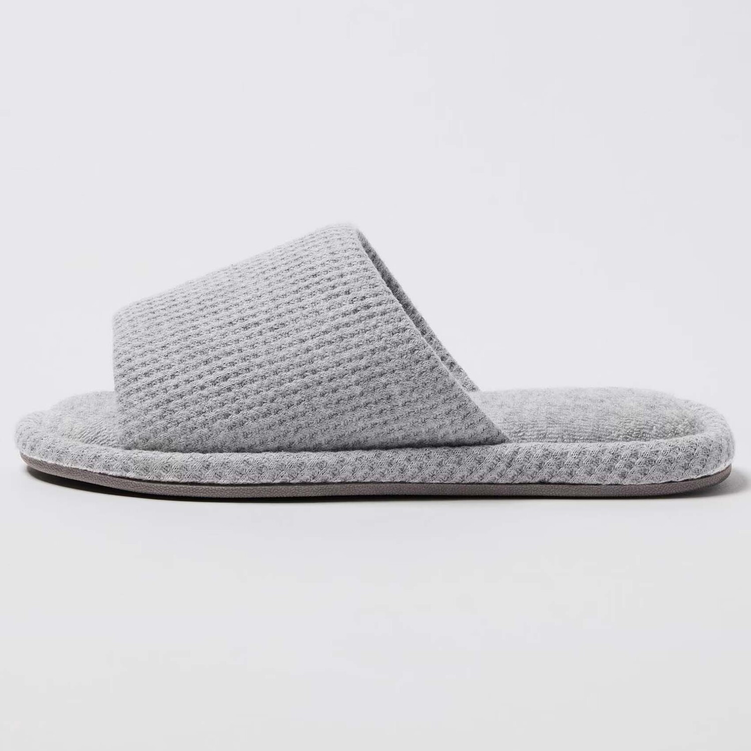 

Тапочки Uniqlo Open Toe Waffle, серый