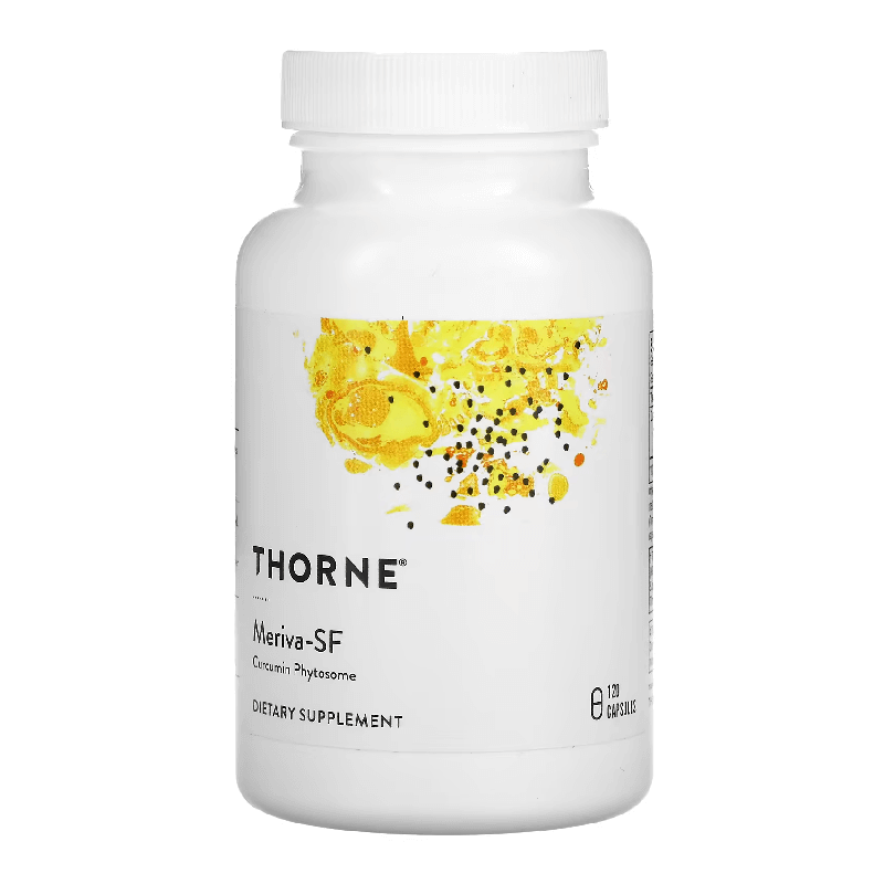 Фитосомы куркумина Meriva-SF Thorne Research 250 мг, 120 капсул фитосомы зеленого чая thorne 60 капсул