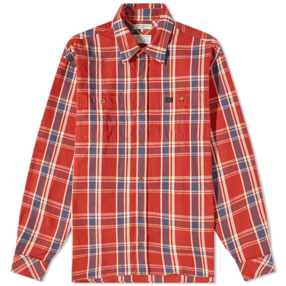 

Рубашка Nudie Jeans Filip Basket Plaid Check Shirt