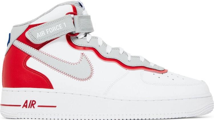 Air force 1 lv8 red mid best sale