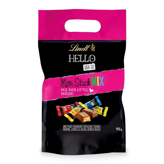 

Конфеты Lindt Hello XXL Mini Stick Mix, 900 гр