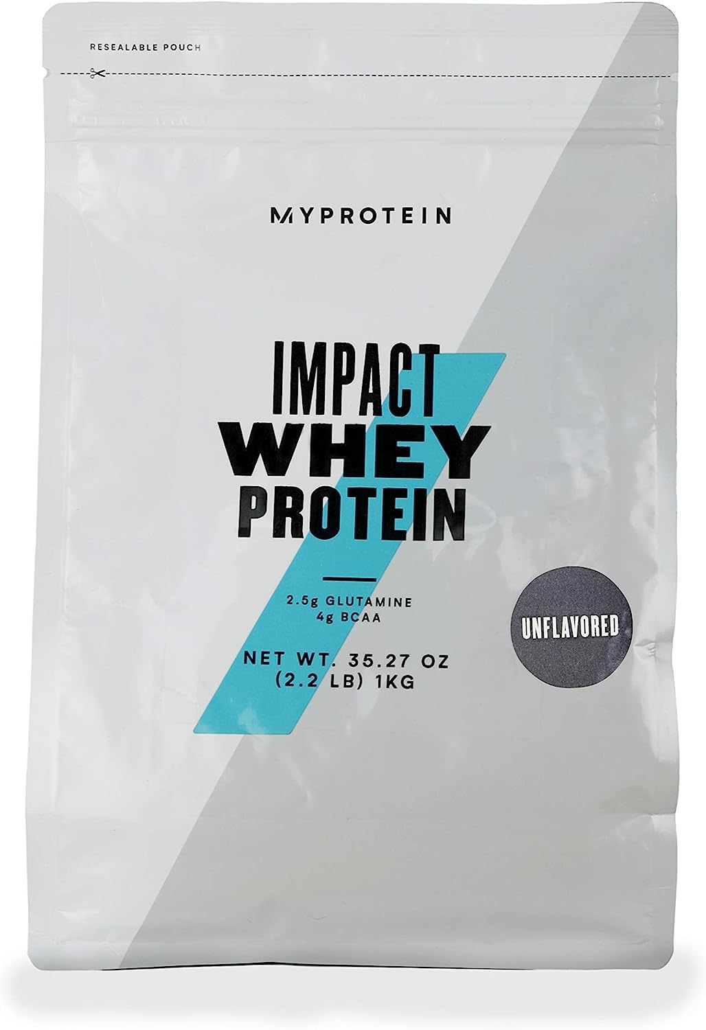 Сывороточный протеин Myprotein Impact Whey, 1000 г, натуральный протеин myprotein impact whey protein 1000 гр натуральный