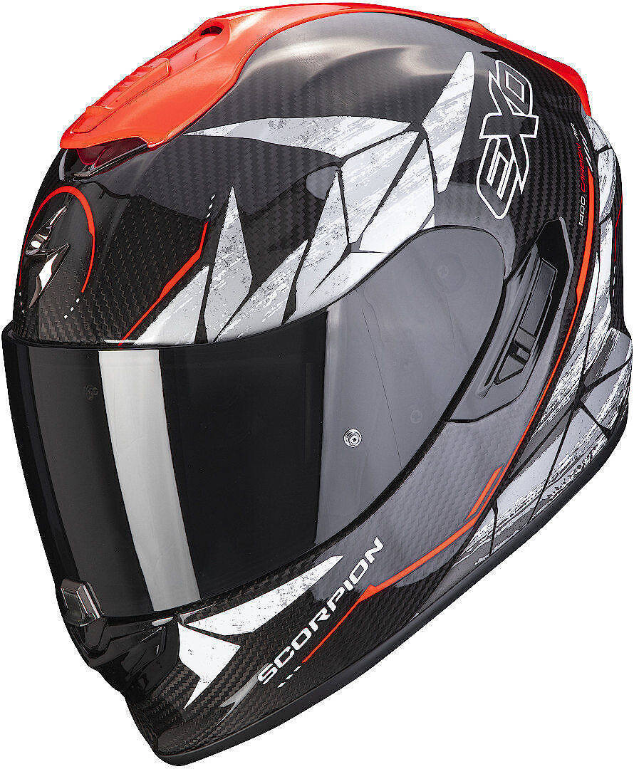 

Scorpion EXO-1400 Evo Air Aranea Углеродный шлем, черный/красный