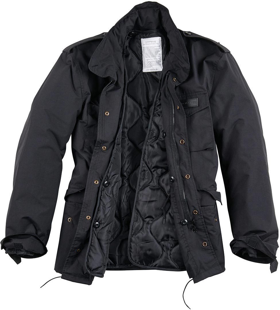 Куртка Surplus Hydro US Fieldjacket M65, черный рубашка surplus m65 basic оливковый