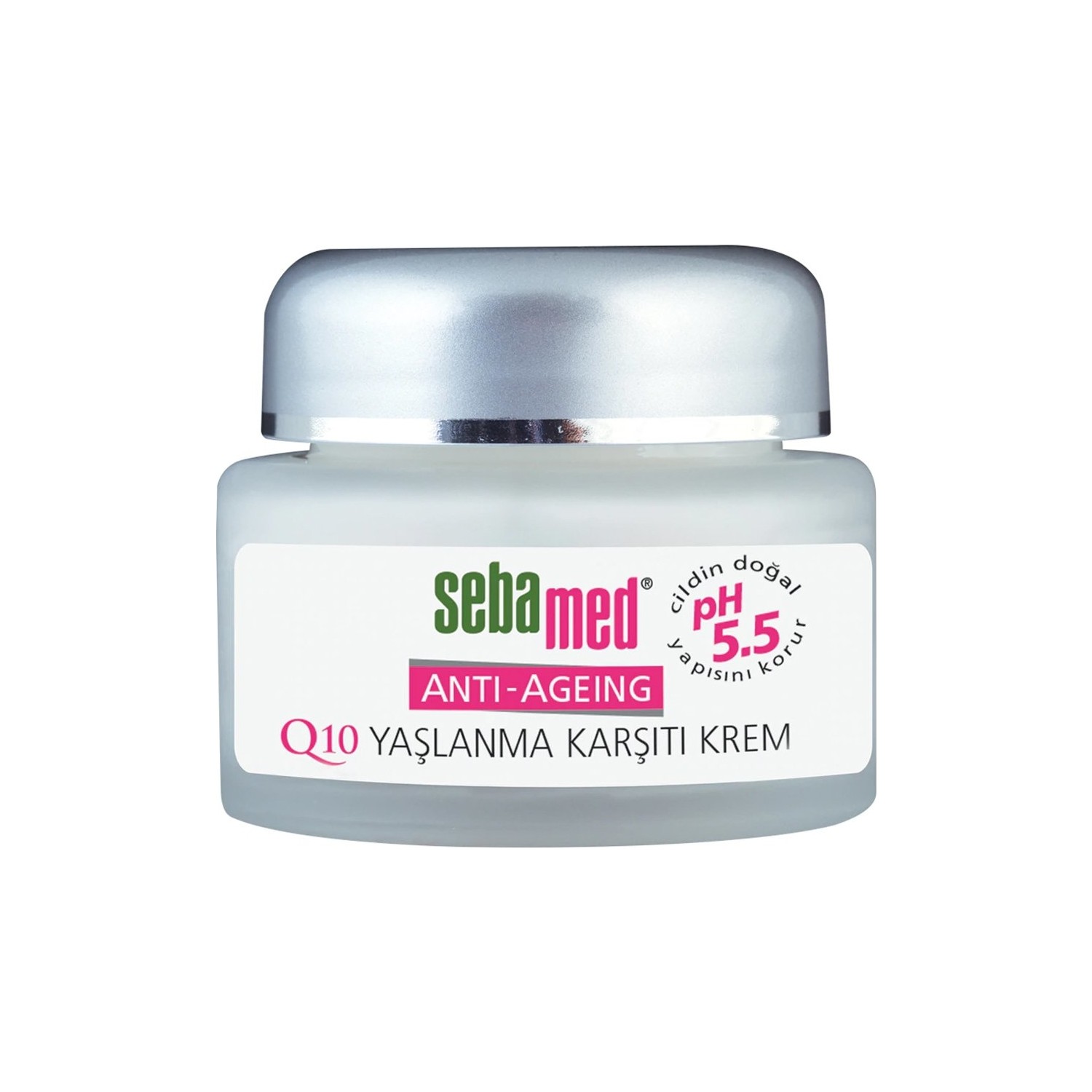 Антивозрастной крем Sebamed Q10, 50 мл антивозрастной крем для лица lookswell anti aging face lifting cream with collagen and hyaluronic acid 30 мл