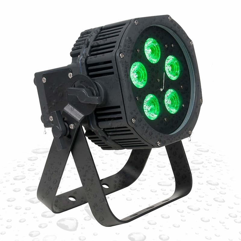 Американский DJ WiFLY EXR HEX5 Компактный светодиодный прожектор с подсветкой для наружного применения American DJ American DJ WiFLY EXR HEX5 Outdoor Rated Compact Wash LED Uplight