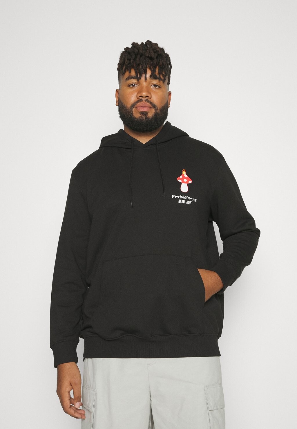 

Толстовка JORCEREMONY HOOD XMAS Jack & Jones, черный