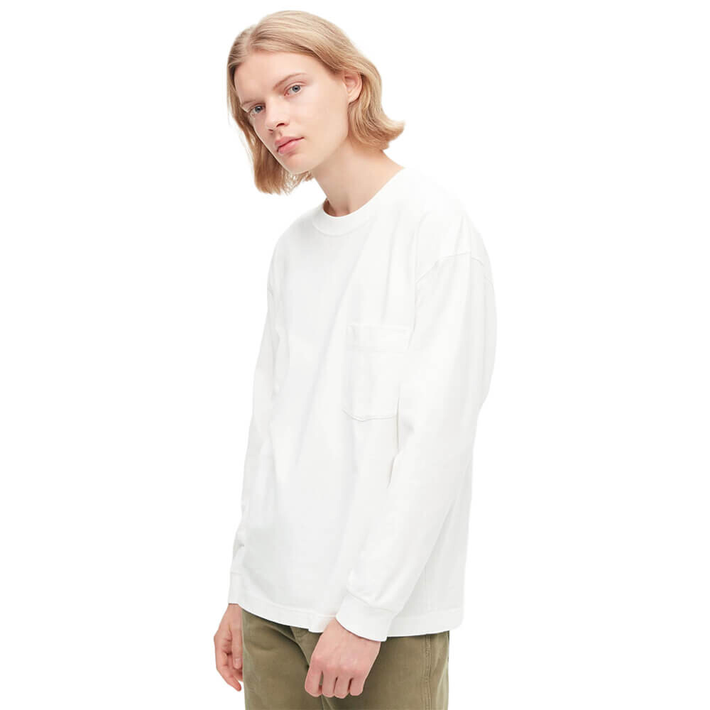 

Лонгслив Uniqlo U Crew Neck, белый