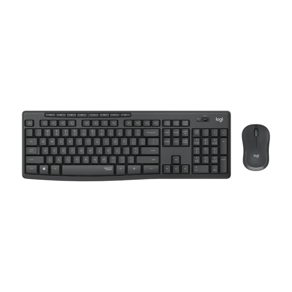 цена Комплект периферии Logitech MK295 (клавиатура + мышь), черный