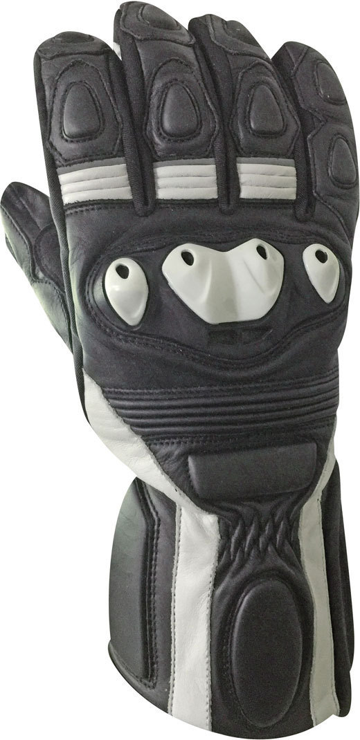 Кожаные перчатки Bores Rider водонепроницаемые, черный/белый перчатки author черный белый